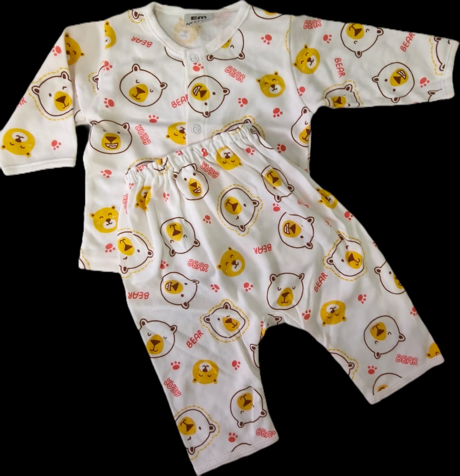 EM Baby Basic Wear (2pc Set) - (0-6M)